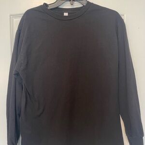American Apparel Black Long Sleeve Tee